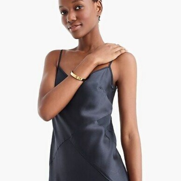 J. Crew Collection Navy Slip Dress NWOT - Picture 3 of 16